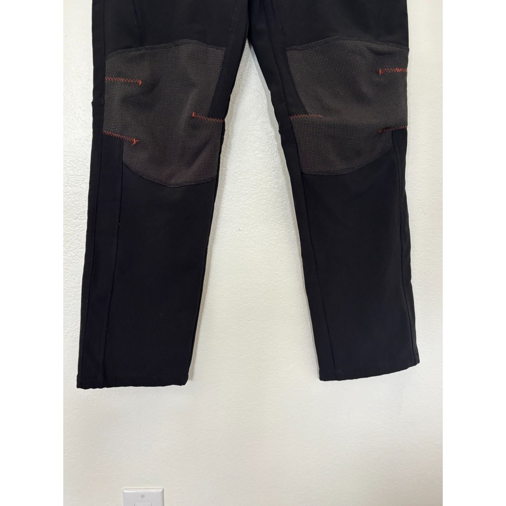 Windstopper Pants XL Black Abrasion Knee Gorpcore Mountain Biking Alpine Trail - Picture 4 of 16